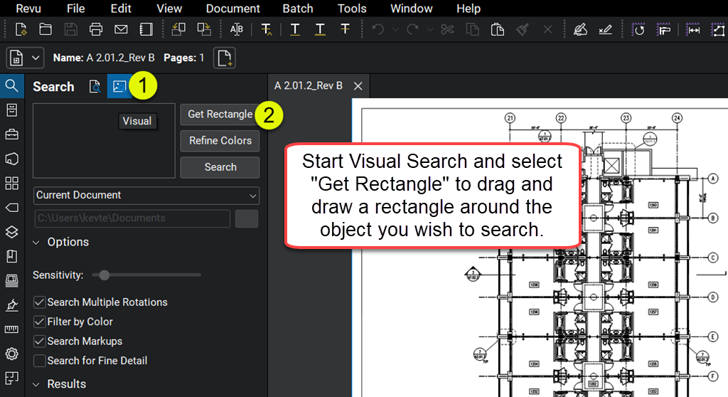 How to Search Construction Plans with Bluebeam Revu